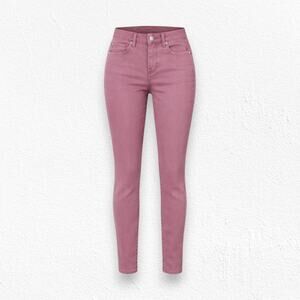 7 For All Mankind Mauve Pink High Waist Ankle Skinny Gwenevere Jeans Size 26